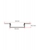 5 cm Alçıpan Led Profili